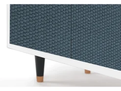 Aparador - 94x96x48 cm - BS3 - Knitted Pattern, Blanco