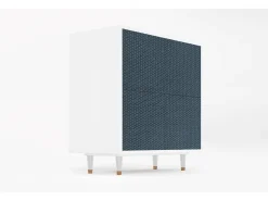 Aparador - 94x96x48 cm - BS3 - Knitted Pattern, Blanco