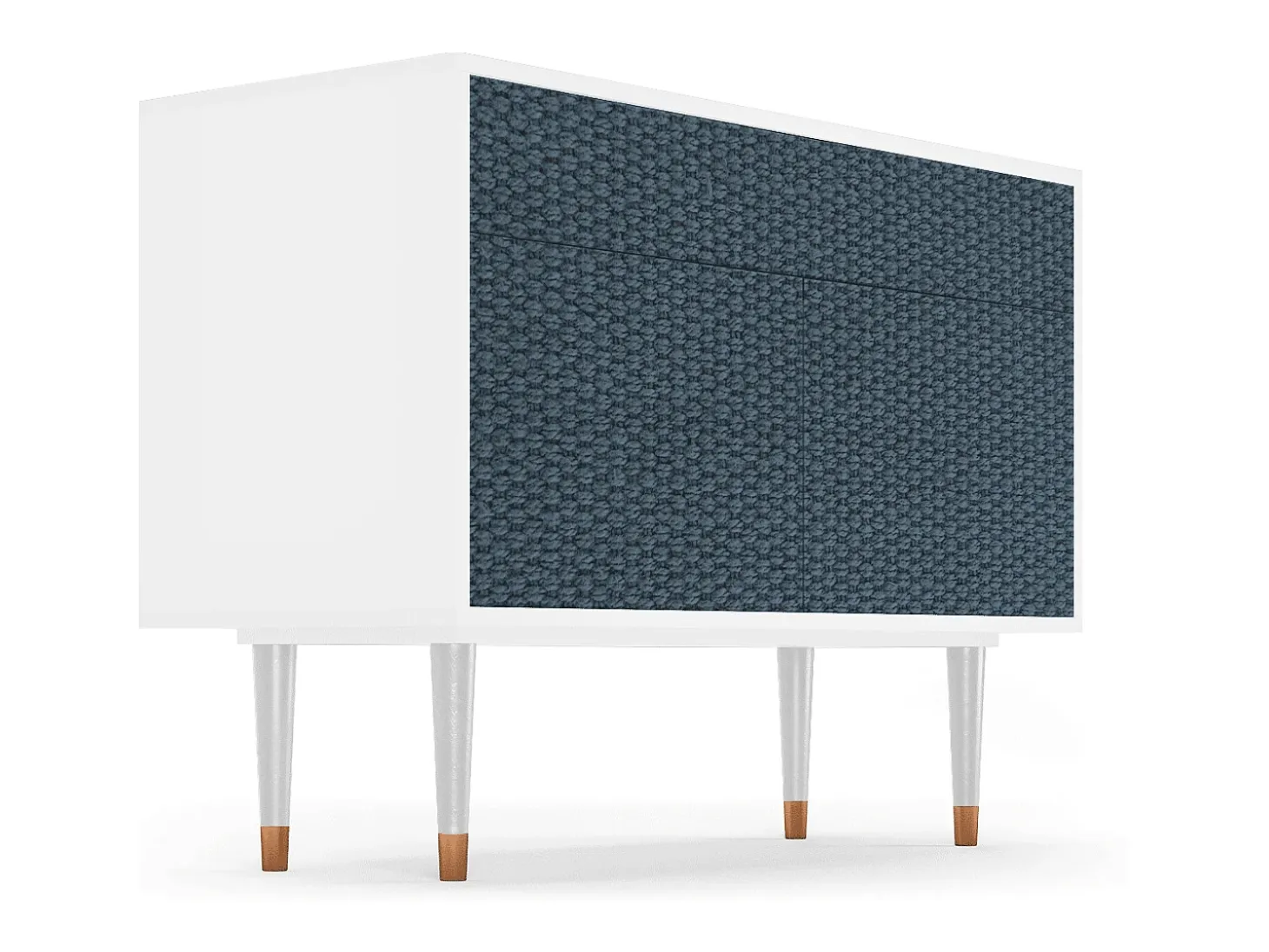 Aparador - 115x85x48 cm - BS4 - Knitted Pattern, Blanco