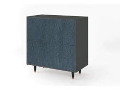Aparador - 94x96x48 cm - BS3 - Knitted Pattern, Antracita