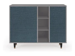 Aparador - 125x98x48 cm - BS2 - Knitted Pattern, Gris