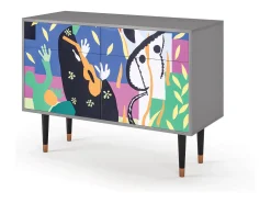 Aparador - 115x85x48 cm - BS4 - La Tristesse du Roi, Gris