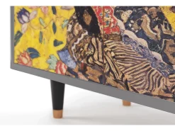 Aparador - 94x96x48 cm - BS3 - Lady with Fan by Klimt, Gris