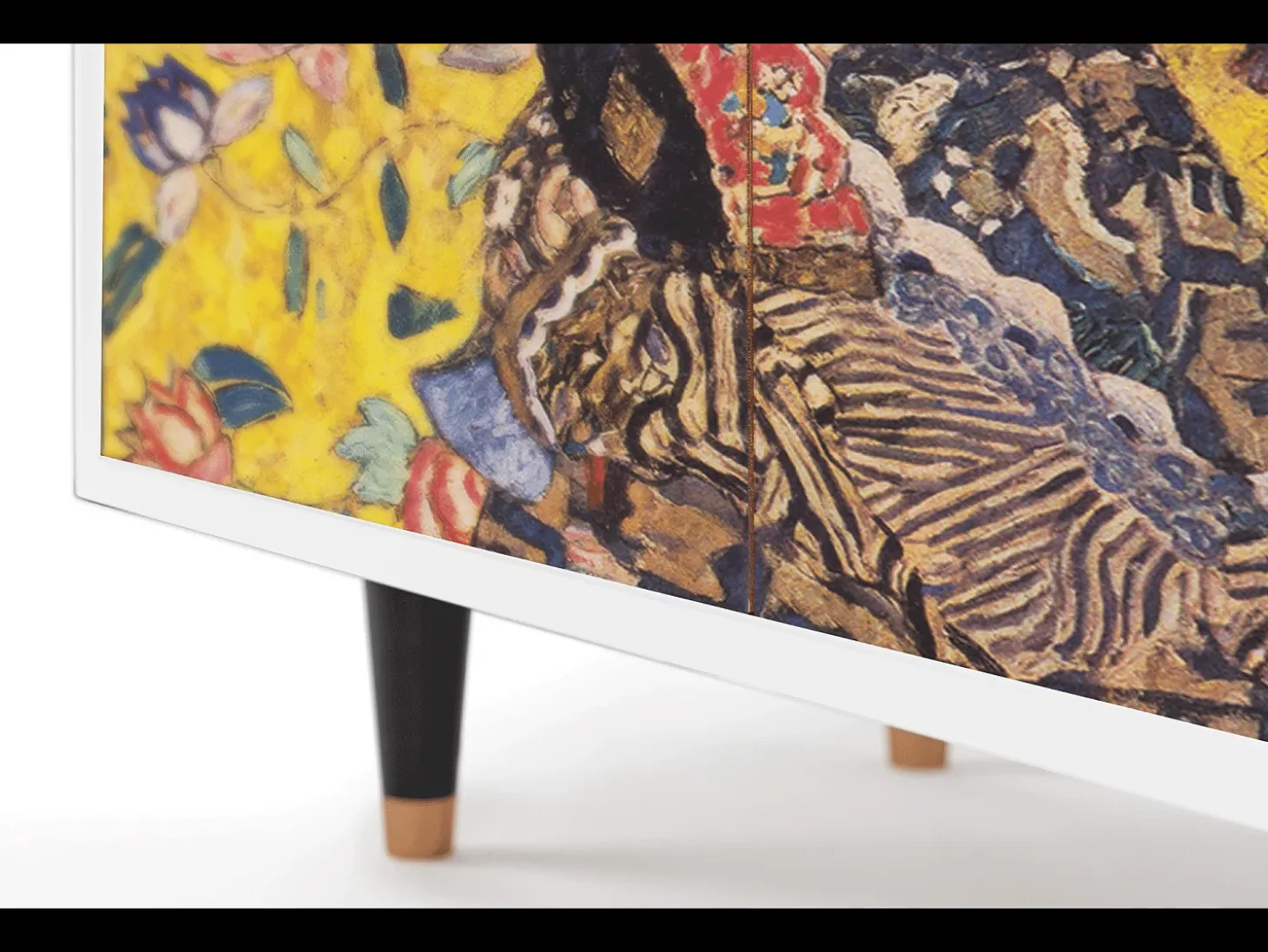Aparador - 94x96x48 cm - BS3 - Lady with Fan by Klimt, Blanco