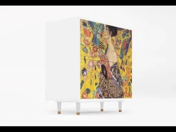Aparador - 94x96x48 cm - BS3 - Lady with Fan by Klimt, Blanco