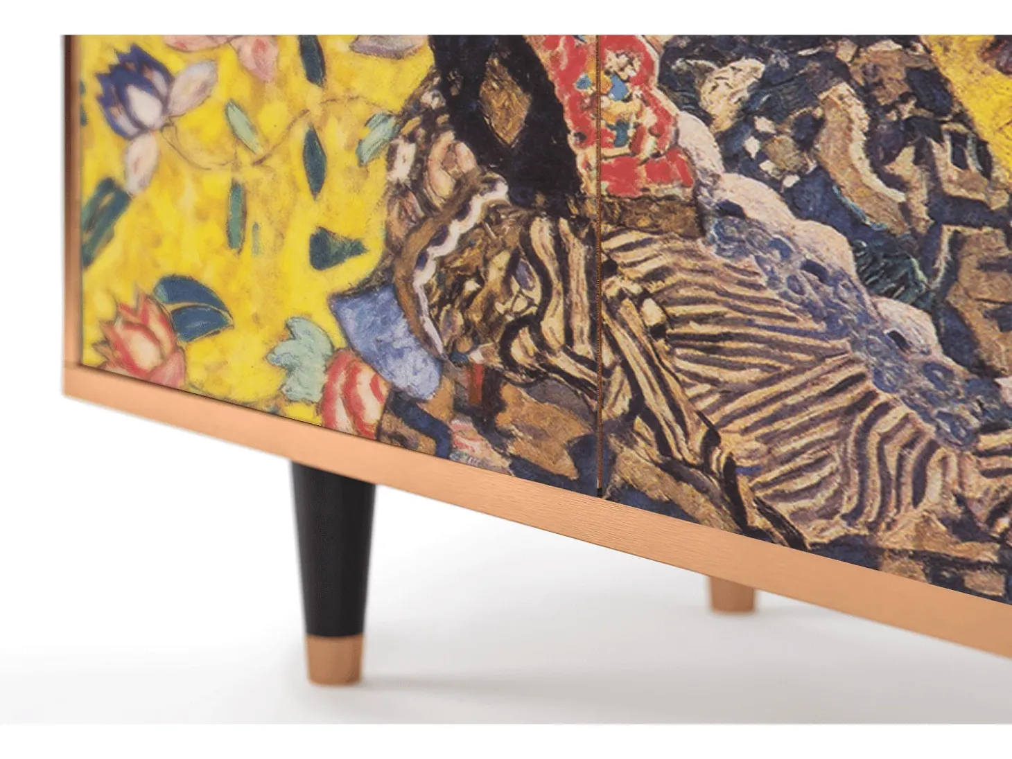 Aparador - 94x96x48 cm - BS3 - Lady with Fan by Klimt, Nogal