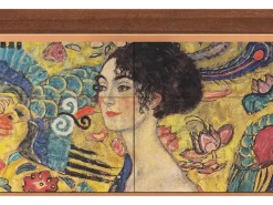 Aparador - 115x85x48 cm - BS4 - Lady with Fan by Klimt, Nogal