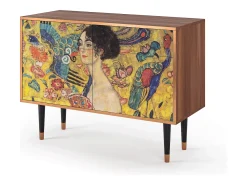 Aparador - 115x85x48 cm - BS4 - Lady with Fan by Klimt, Nogal