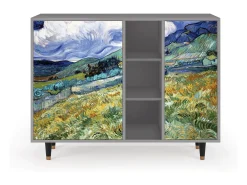 Aparador - 125x98x48 cm - BS2 - Landscape, Gris
