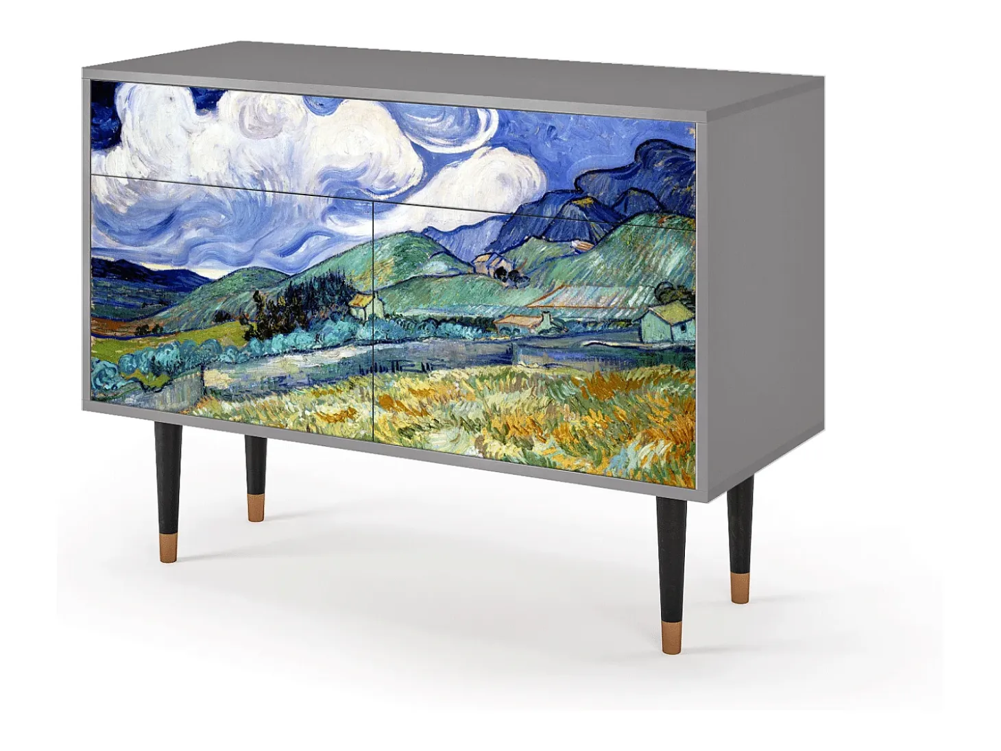 Aparador - 115x85x48 cm - BS4 - Landscape, Gris
