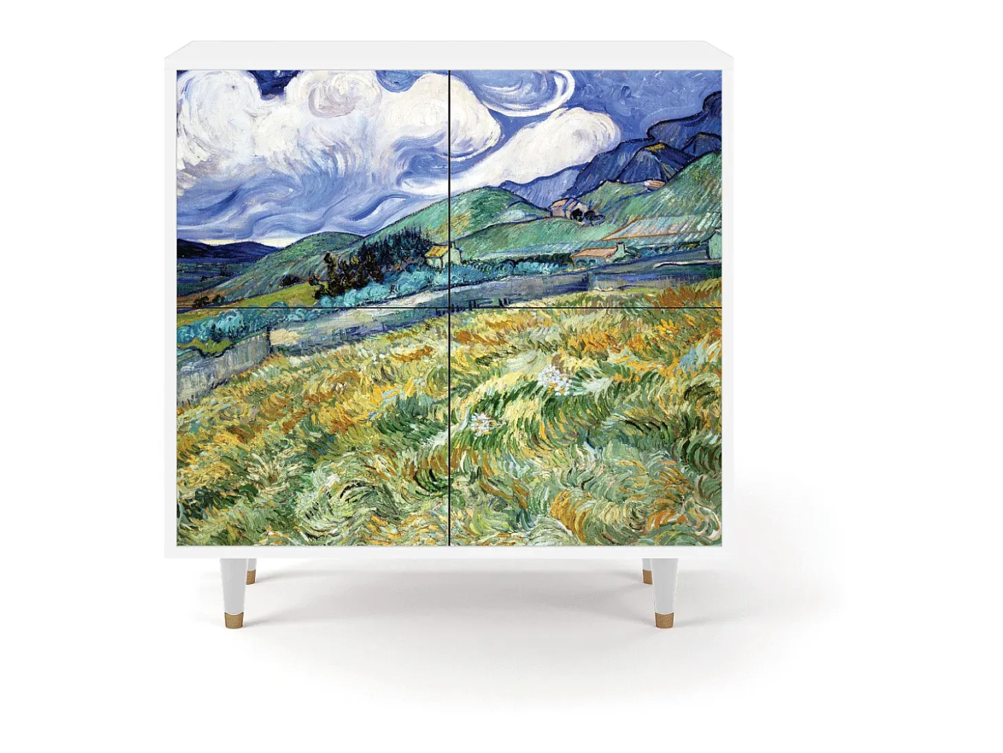 Aparador - 94x96x48 cm - BS3 - Landscape, Blanco