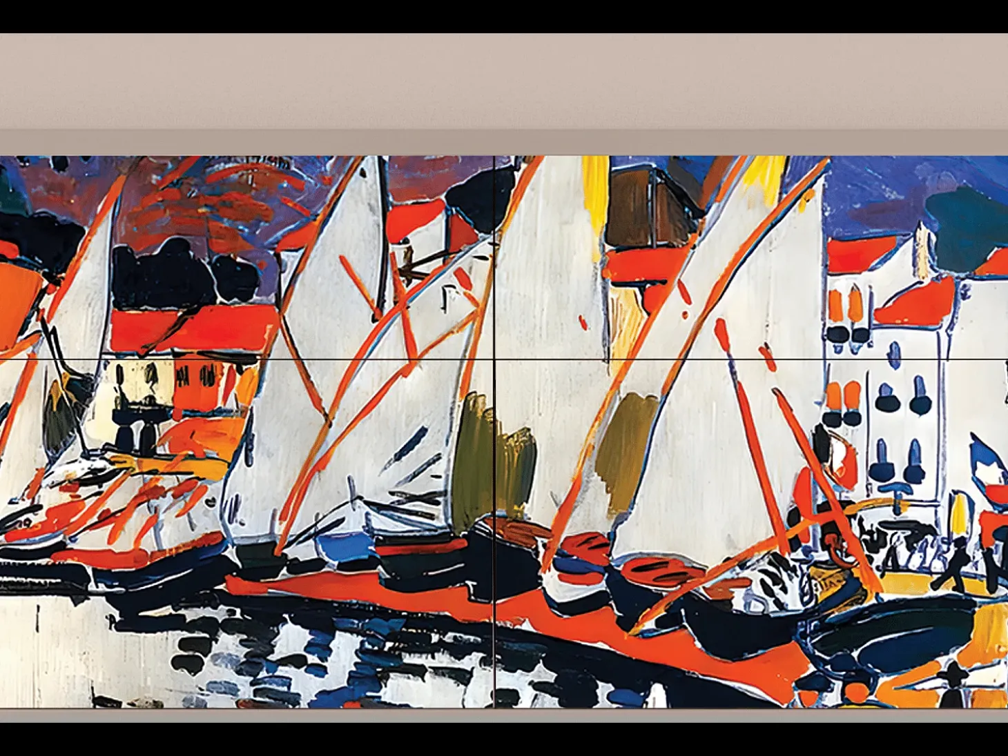 Aparador - 115x85x48 cm - BS4 - Le Séchage des voiles , Latte