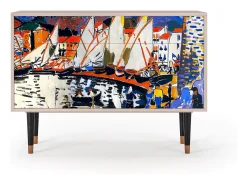 Aparador - 115x85x48 cm - BS4 - Le Séchage des voiles , Latte