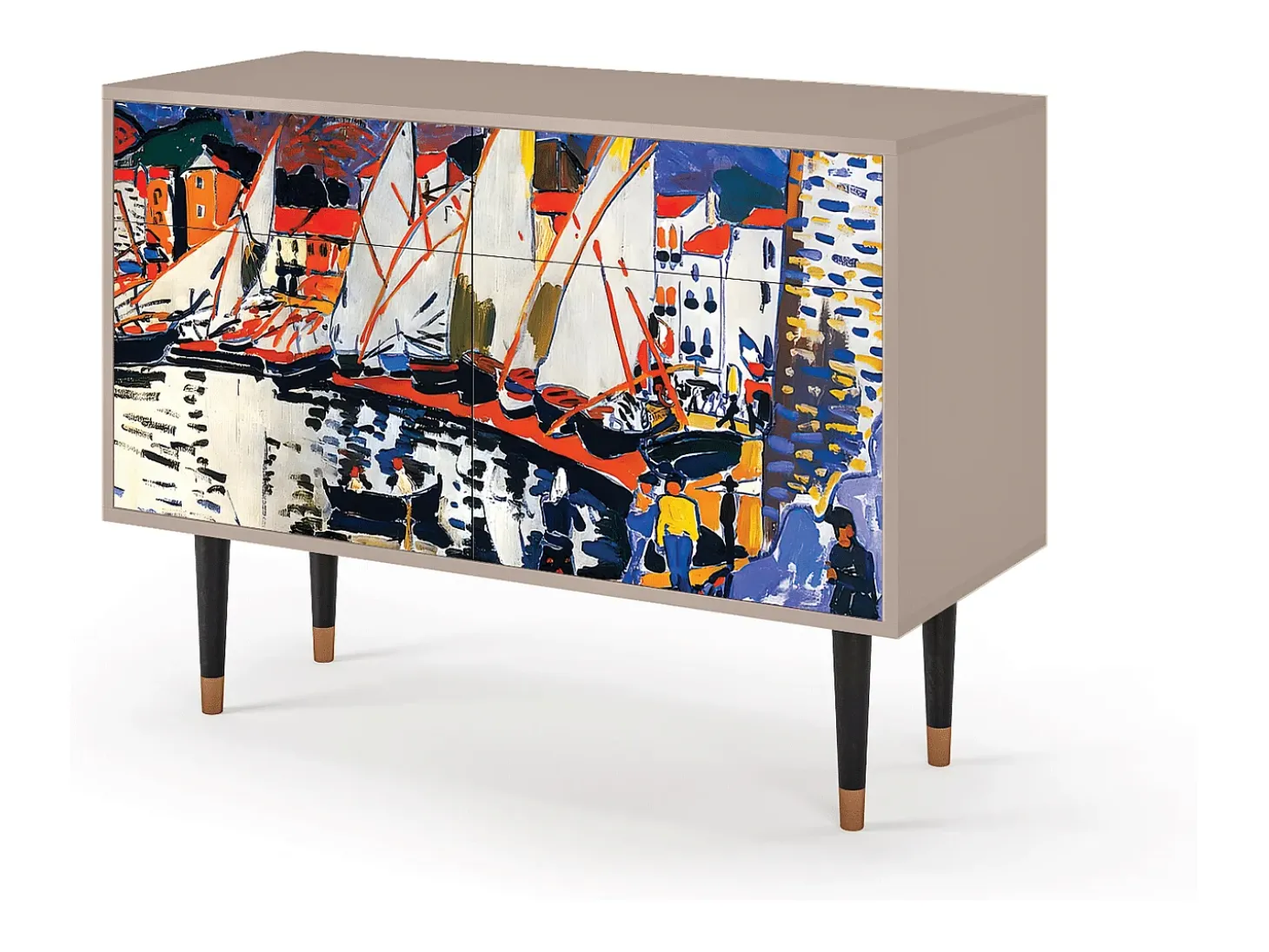 Aparador - 115x85x48 cm - BS4 - Le Séchage des voiles , Latte