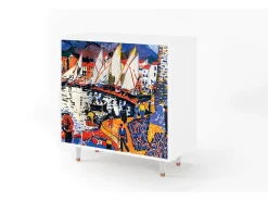 Aparador - 94x96x48 cm - BS3 - Le Séchage des voiles , Blanco