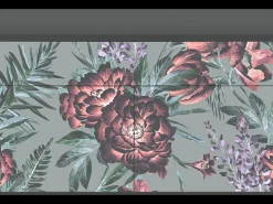 Aparador - 115x85x48 cm - BS4 - Light Peonies, Antracita
