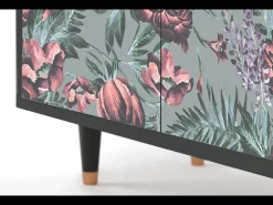 Aparador - 94x96x48 cm - BS3 - Light Peonies, Antracita