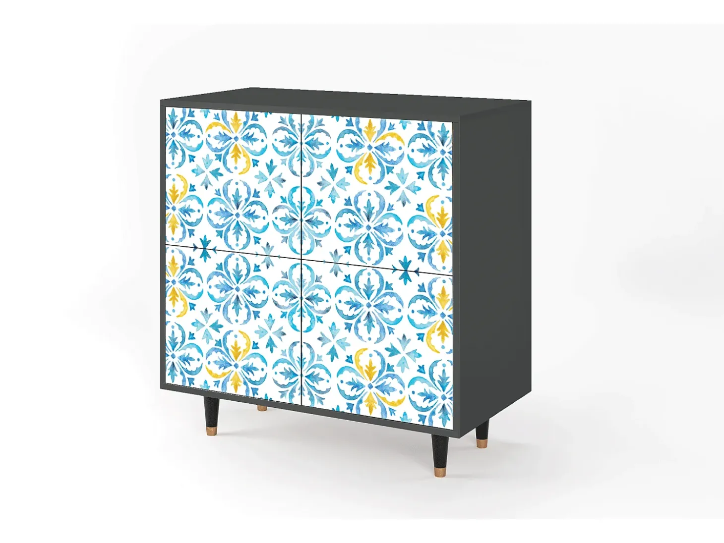 Aparador - 94x96x48 cm - BS3 - Lisbon Flover, Antracita