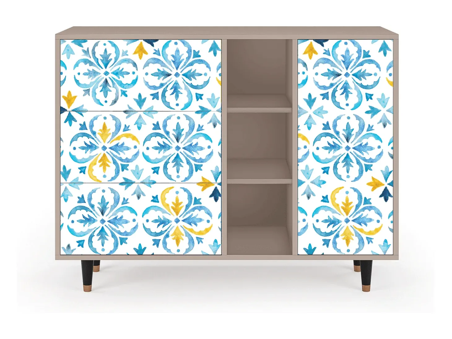 Aparador - 125x98x48 cm - BS2 - Lisbon Flover, Latte