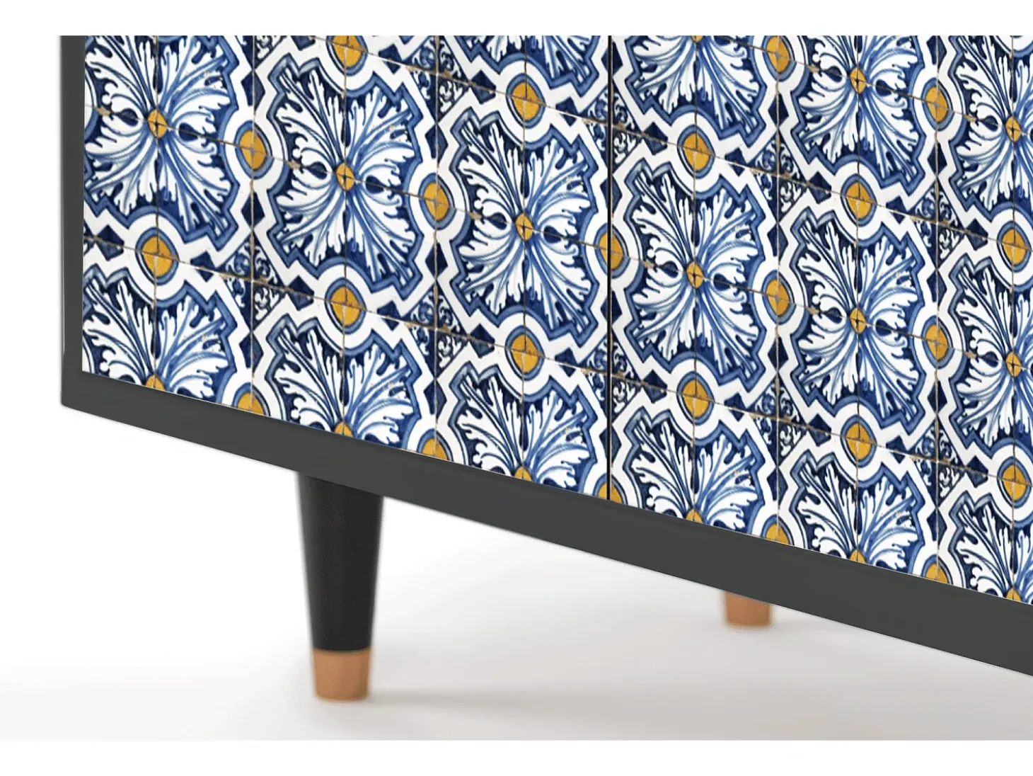 Aparador - 94x96x48 cm - BS3 - Lovely Cornflowers, Antracita