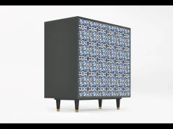 Aparador - 94x96x48 cm - BS3 - Lovely Cornflowers, Antracita