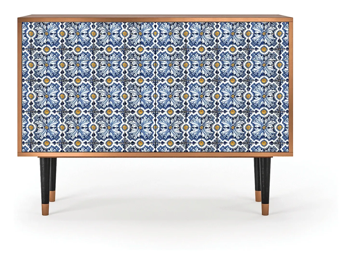 Aparador - 115x85x48 cm - BS4 - Lovely Cornflowers, Nogal