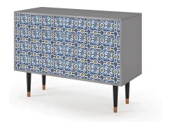 Aparador - 115x85x48 cm - BS4 - Lovely Cornflowers, Gris