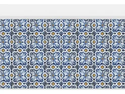 Aparador - 115x85x48 cm - BS4 - Lovely Cornflowers, Blanco