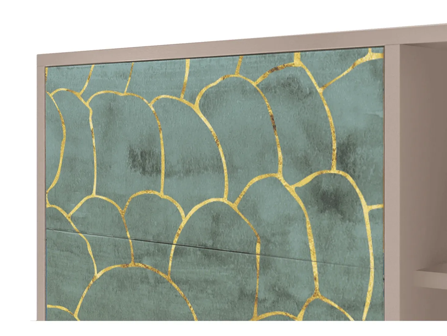 Aparador - 125x98x48 cm - BS2 - Magnificent Water Lily, Latte