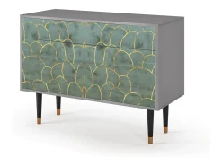 Aparador - 115x85x48 cm - BS4 - Magnificent Water Lily, Gris
