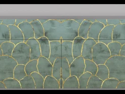 Aparador - 115x85x48 cm - BS4 - Magnificent Water Lily, Gris