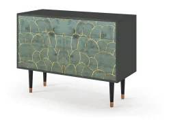 Aparador - 115x85x48 cm - BS4 - Magnificent Water Lily, Antracita