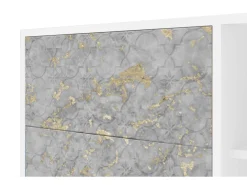 Aparador - 125x98x48 cm - BS2 - Mariana Trench, Blanco