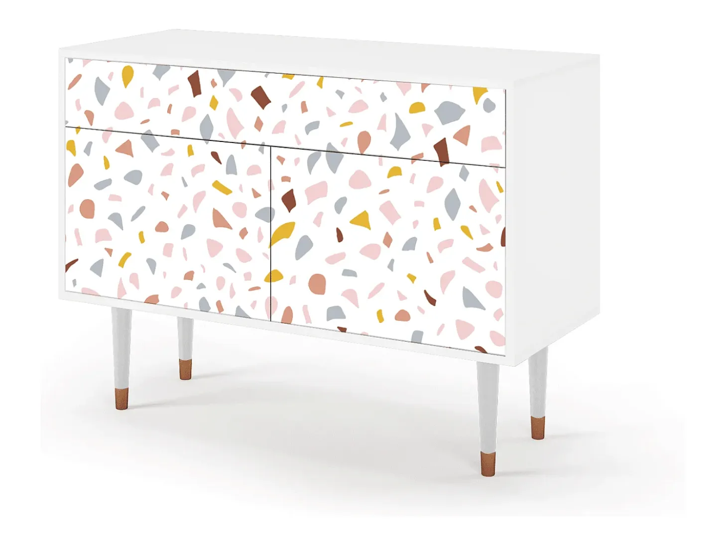 Aparador - 115x85x48 cm - BS4 - Marmelade Cheese, Blanco