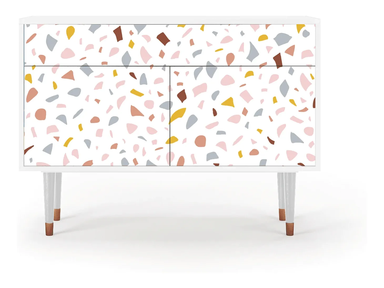 Aparador - 115x85x48 cm - BS4 - Marmelade Cheese, Blanco