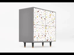 Aparador - 94x96x48 cm - BS3 - Marmelade Cheese, Gris