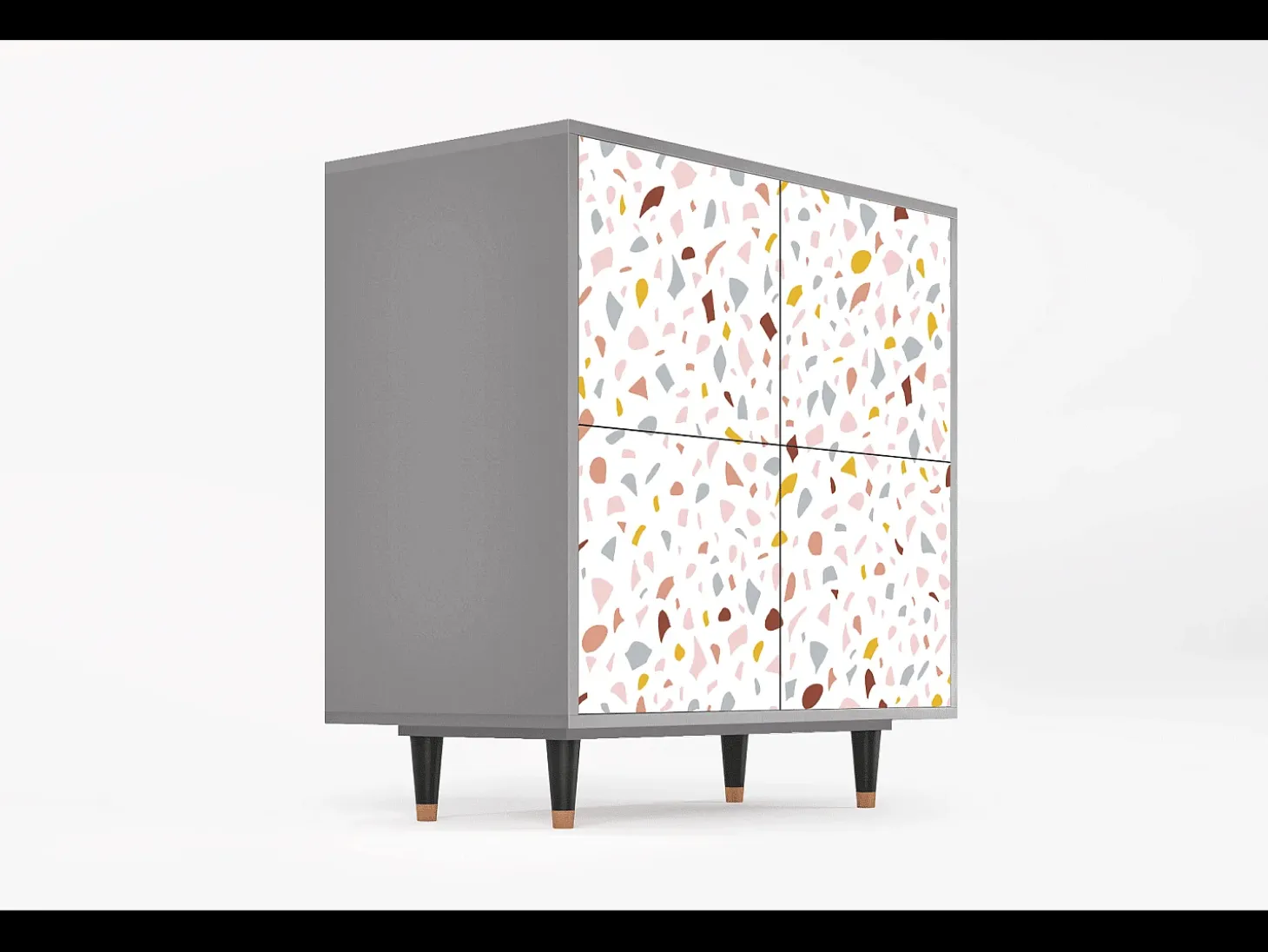 Aparador - 94x96x48 cm - BS3 - Marmelade Cheese, Gris