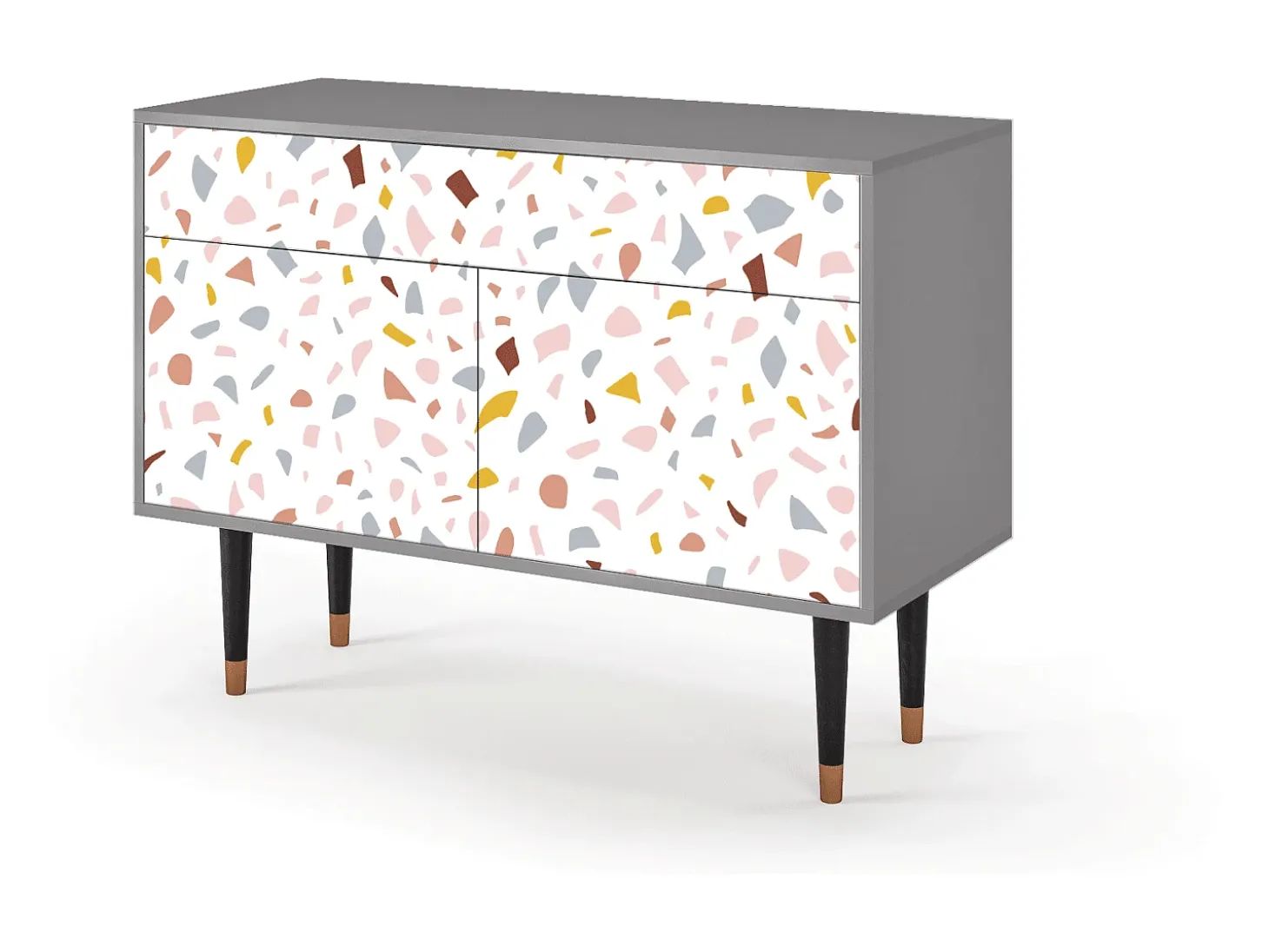 Aparador - 115x85x48 cm - BS4 - Marmelade Cheese, Gris