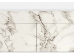 Aparador - 115x85x48 cm - BS4 - Milk Marble, Blanco