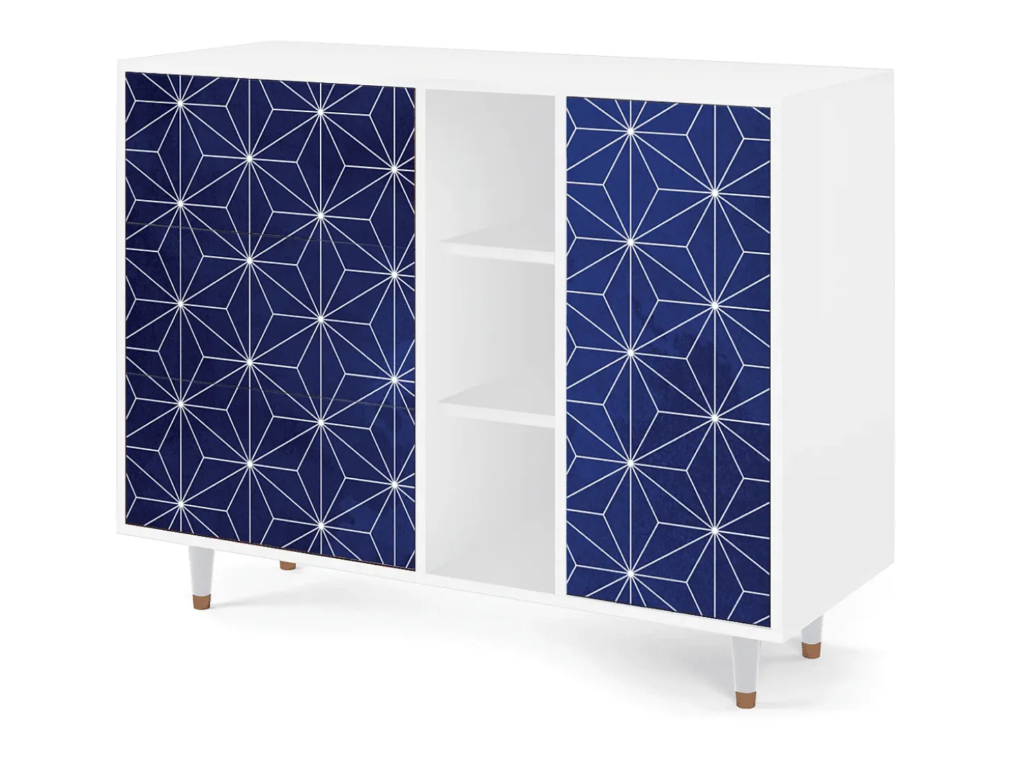 Aparador - 125x98x48 cm - BS2 - Milky Way, Blanco