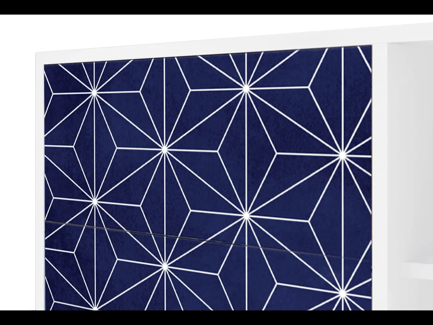 Aparador - 125x98x48 cm - BS2 - Milky Way, Blanco