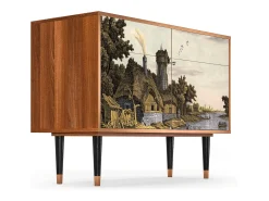 Aparador - 115x85x48 cm - BS4 - Mill along a River, Nogal