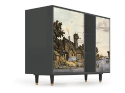 Aparador - 125x98x48 cm - BS2 - Mill along a River, Antracita