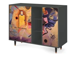 Aparador - 125x98x48 cm - BS2 - Modern Art, Antracita