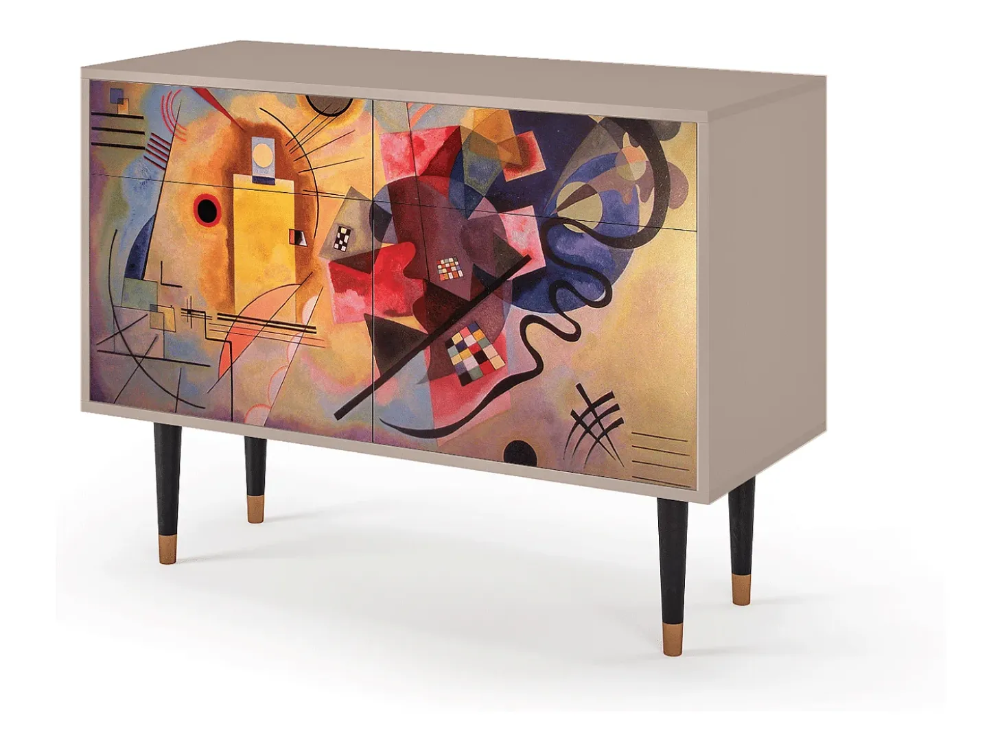 Aparador - 115x85x48 cm - BS4 - Modern Art, Latte