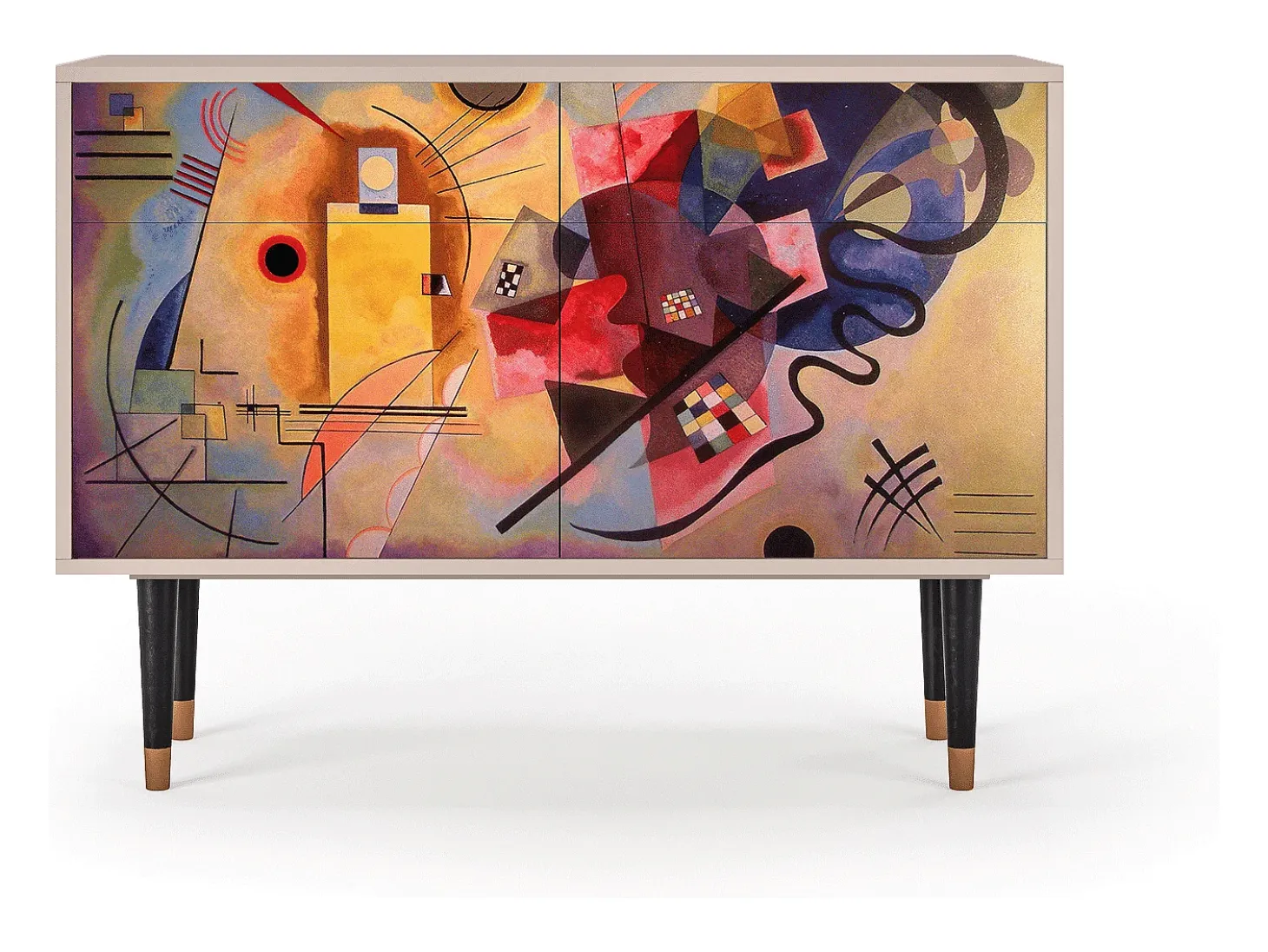 Aparador - 115x85x48 cm - BS4 - Modern Art, Latte