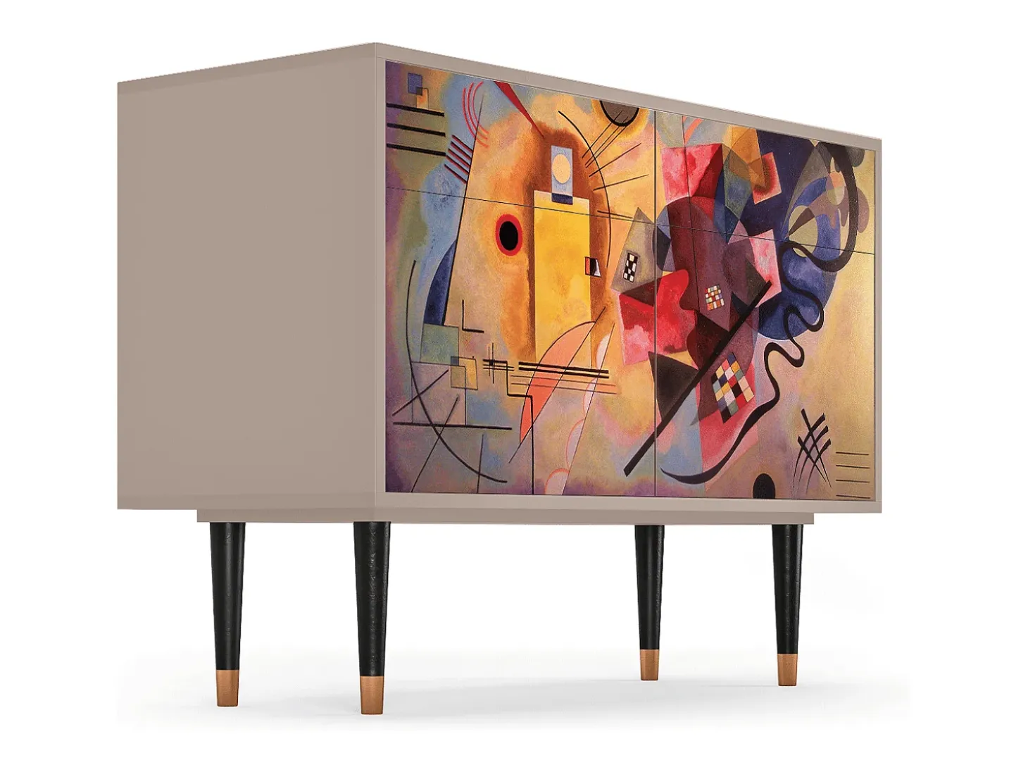 Aparador - 115x85x48 cm - BS4 - Modern Art, Latte