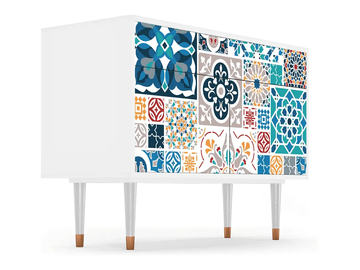 Aparador - 115x85x48 cm - BS4 - Moroccan Market, Blanco