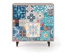 Aparador - 94x96x48 cm - BS3 - Moroccan Market, Latte