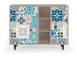 Aparador - 125x98x48 cm - BS2 - Moroccan Market, Latte
